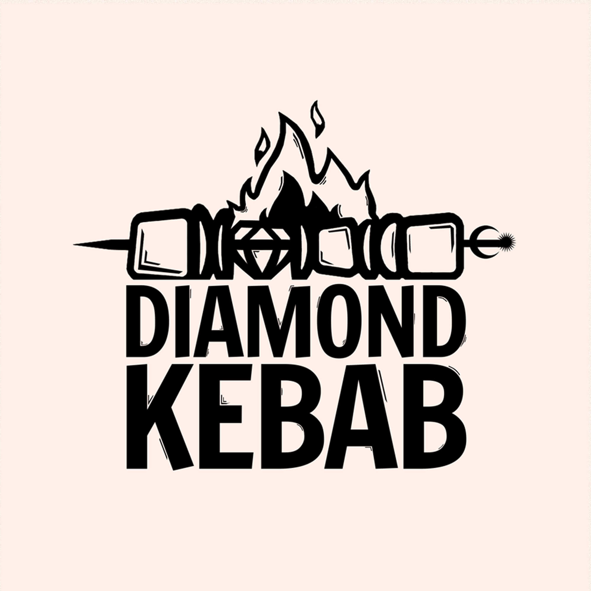 Diamond Kebab brand identity detail